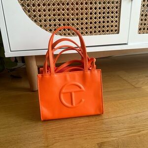 Telfar Small Shopping Bag Orange